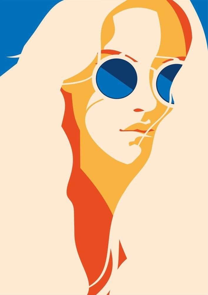 an image of a woman with sunglasses on her face