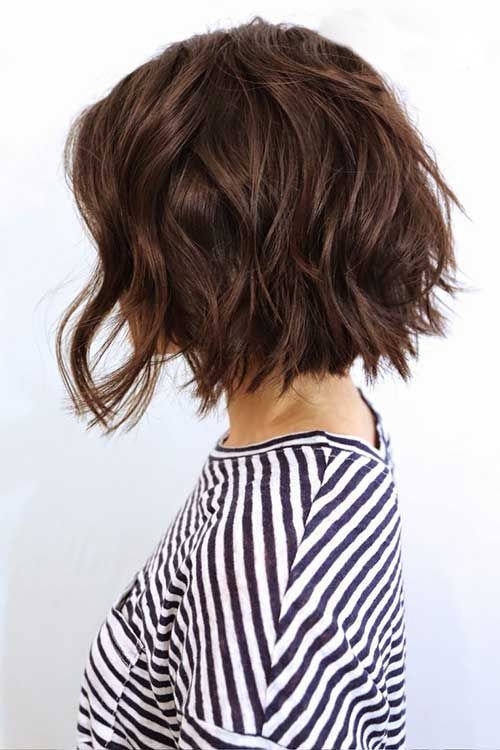 Short Textured Haircuts, Wavy Bob Haircuts, Textured Haircut, Thick Wavy Hair, Bob Hairstyles For Thick, Wavy Bob Hairstyles, Choppy Bob Hairstyles, Short Wavy Hair, Haircut For Thick Hair