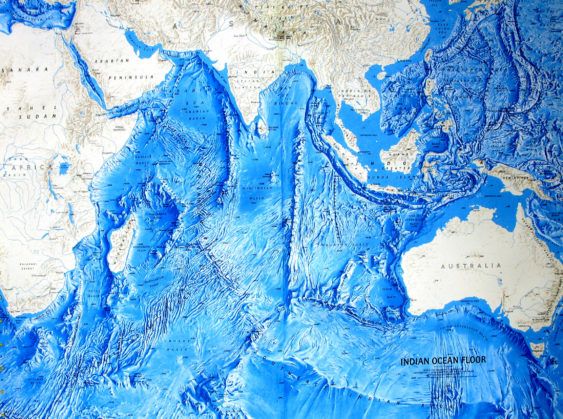 Detailed Floor Maps of the World’s Oceans | Relief map, Detailed map, Map