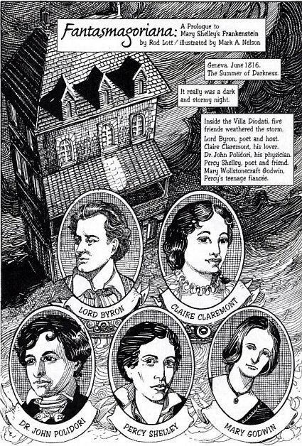 an old poster with four women in front of a house and the words fantasmagenia written on it