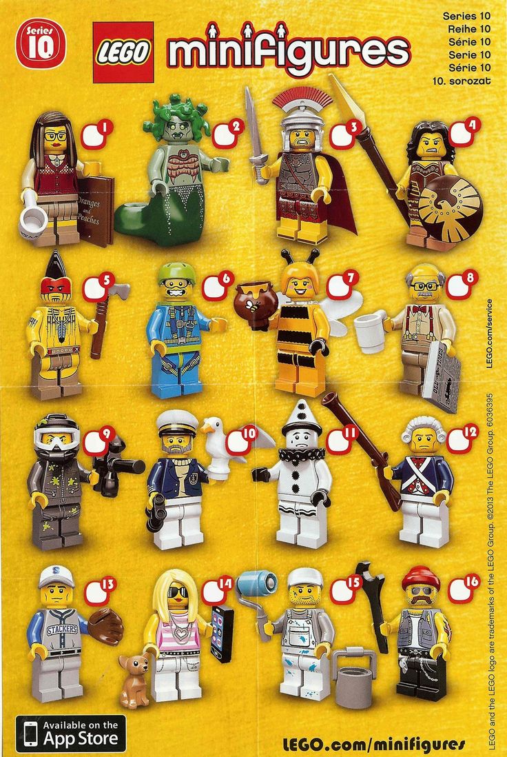 the lego minifigures are all different styles and sizes