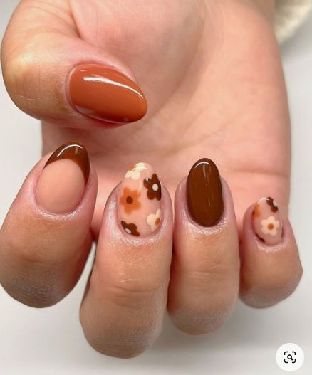 Nails Yellow, Fall Gel Nails, Cute Nails For Fall, Simple Gel Nails, Her Nails, Cute Gel Nails, Thanksgiving Nails, Short Acrylic Nails Designs, Fall Nail