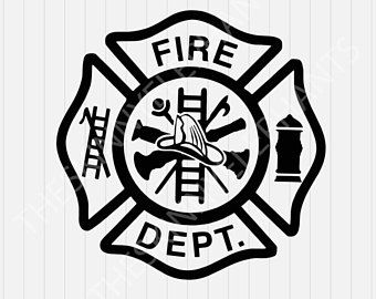 a fire department emblem with the word,'fire dept'in chinese and english