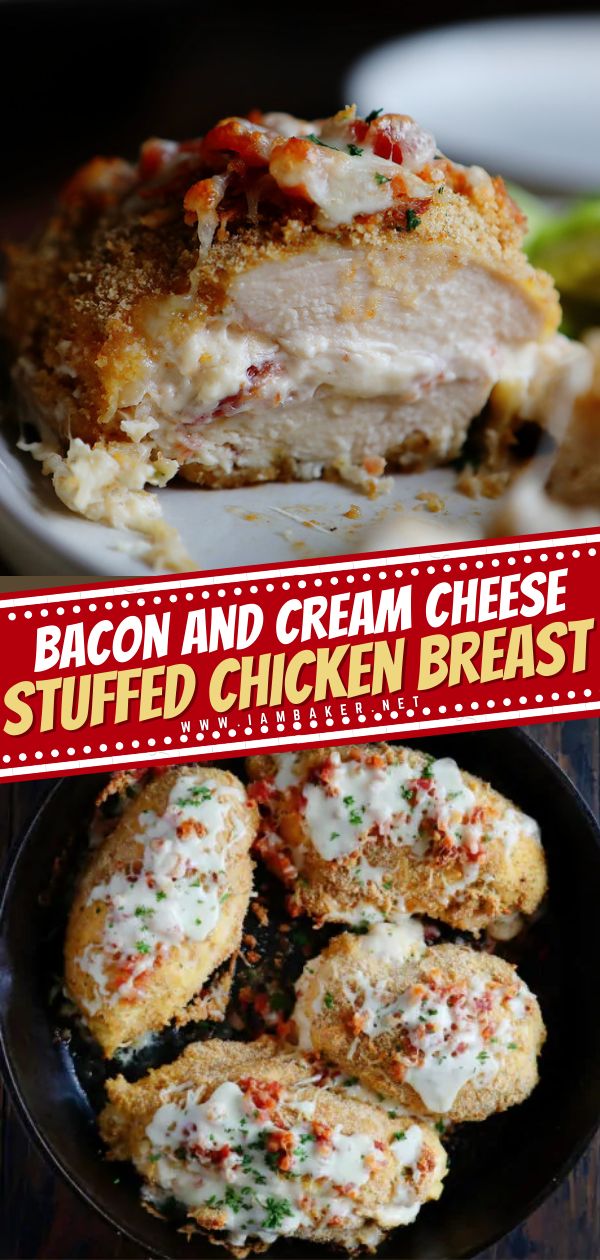 bacon and cream cheese stuffed chicken breast recipe