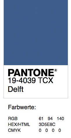 pantone's blue and white color scheme for furniture