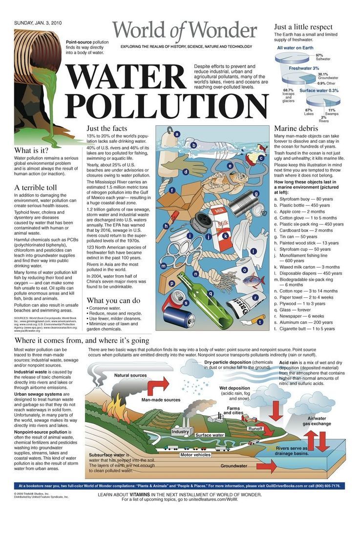 the world of wonder water pollution is shown in an article about how to use it