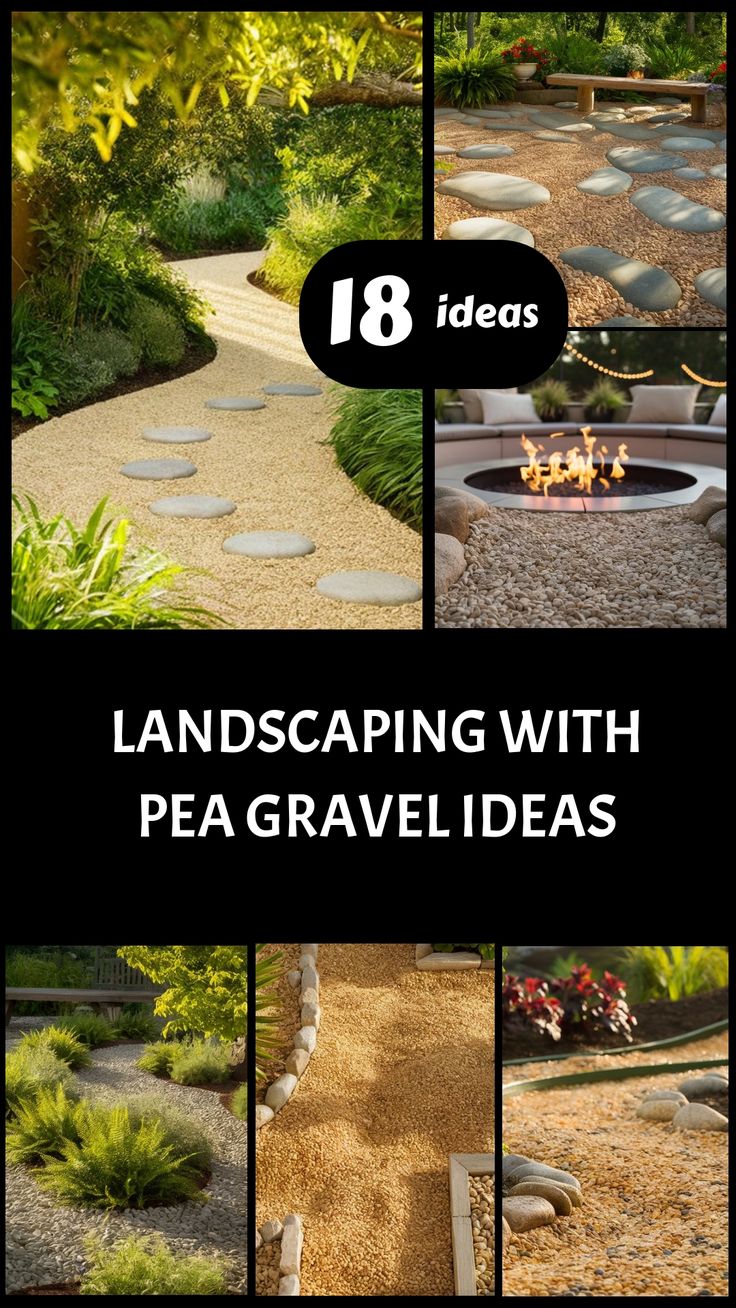 landscaping with pea gravel ideas for the garden