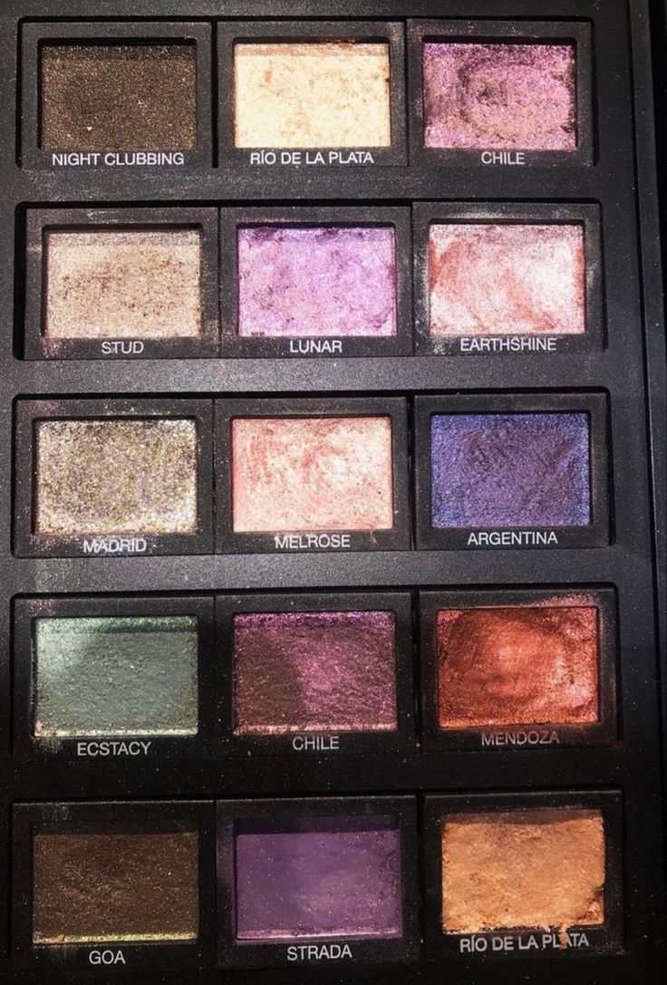 Eyeshadow Pallets Aesthetic, Eye Shadow Aesthetic, Eyeshadow Palette Aesthetic, Nars Palette, Nars Eyeshadow Palette, Cassie Ainsworth, Eye Shadow Pallet, Nars Eyeshadow, Makeup Pallets