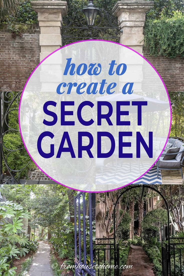 how to create a secret garden