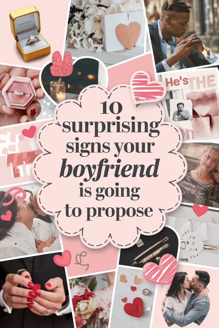 Discover the 10 surprising signs that your boyfriend is getting ready to propose soon! Don't miss these subtle hints he might be dropping without you even realizing. From his sudden interest in jewelry shopping to how he acts around your family, keep an eye out for these clues that a proposal might be on the horizon. Learn about the less obvious signs that could mean an engagement is in your future and get ready for a romantic surprise! Truth Or Dare Questions, Proposal Planning, Find A Husband, Love Articles, Communication Tips, Life Changing Decisions, Romantic Surprise, Emotionally Unavailable, Couple Questions