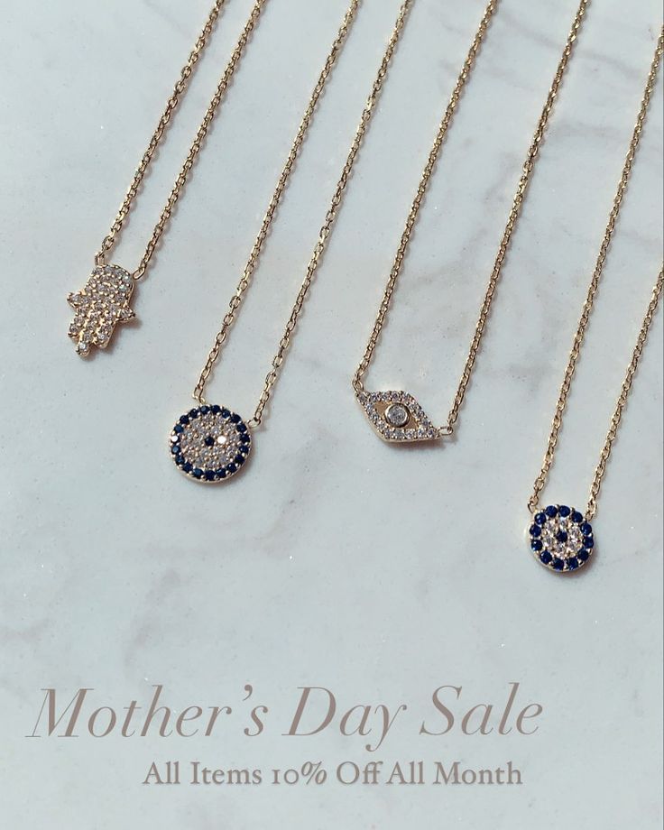 NazarCollectionn (@nazar.collectionn) posted on Instagram: “Mother’s Day Sale Starts Today !✨🧿 #evileye #evileyejewelry #nazar #protectionjewelry #eye #necklace #toronto #torontojewellery…” • Apr 10, 2021 at 6:33pm UTC Arab Gold, Nazar Necklace, Mirror Pose, Gold Bracelet Simple, Diamond Jewelry Set, Daily Wear Jewellery, Pretty Jewelry Necklaces, Jewelry Tattoo, Jewelry Accessories Ideas