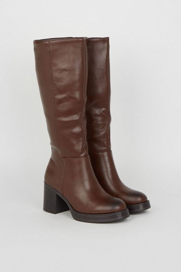 Boots | Platform Knee High Boots | Oasis