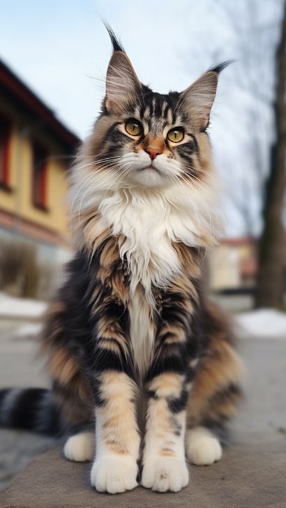 Calico Maine Coon Cat Breed - PICTURES &amp; Maine Coon Calico Cat Overview Gato Calico, Cat Stevens, British Shorthair Cats, Gorgeous Cats, Cute Cats Photos, Pretty Animals, Calico Cat, Cute Cats And Dogs, Silly Cats