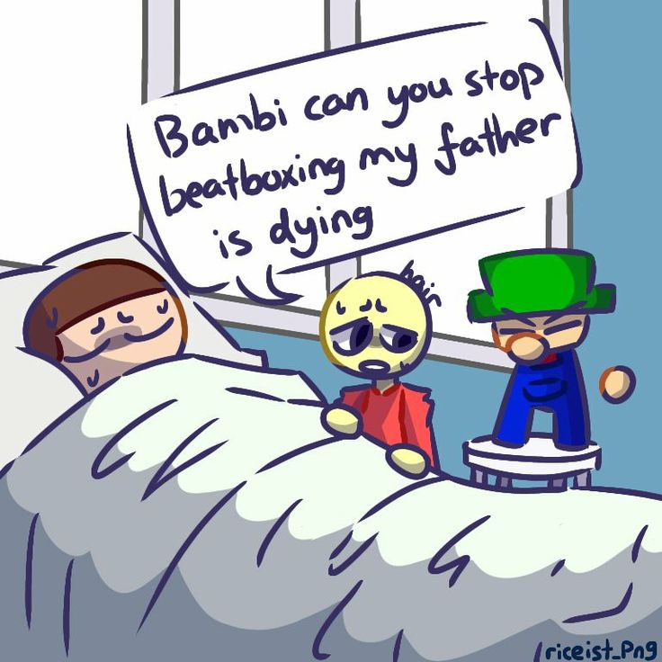 an image of a father and son in bed with the caption banbi can you stop beating my father is dying