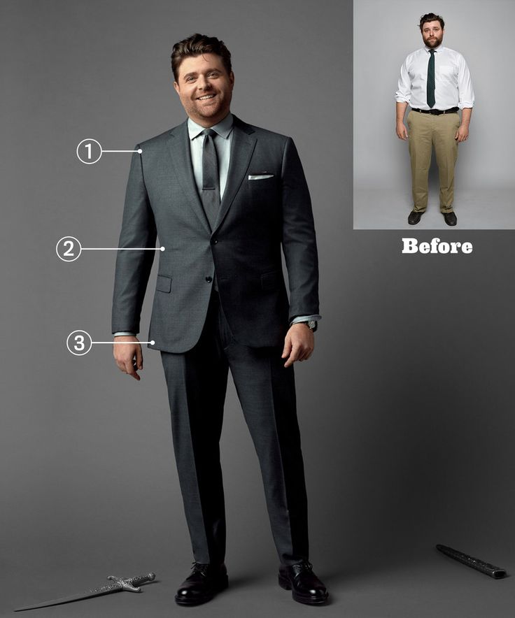 We got six real guys into the best shape of their lives through nothing but the magic of tailoring. Men’s Suit Ideas Wedding, Suits For Big Men, Big Man Suits, Big Man Style, Chubby Men Fashion, Large Men Fashion, Outfits For Big Men, Stocky Men, Fat Guy Fashion