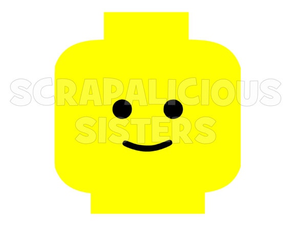 the face of a yellow brick with two eyes and one smile on it's face