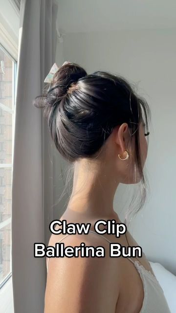 Claw Clip Bun, Clip Bun, Claw Clip Hairstyles, Pin Straight Hair, Bob Haircut Ideas, Bun Tutorial, Hair Tips Video, Clip Hairstyles, Haircuts For Medium Hair