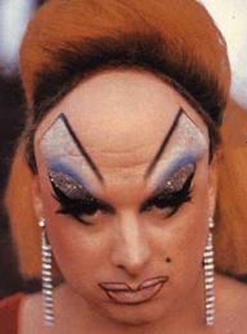 Bad Makeup Fails, Ugly Makeup, Bad Eyebrows, Drag Make-up, Makeup Fails, Bad Makeup, Drag Queen Makeup, Makeup Humor, John Waters