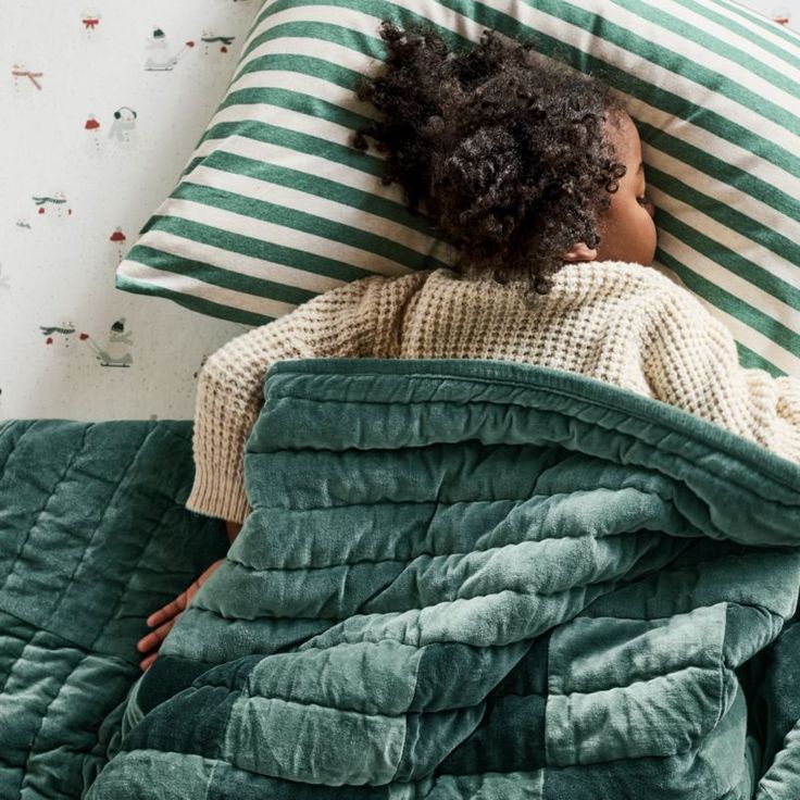 A bedding pattern that's graphic, versatile and grows with your child? Check, check, check. Our timeless, heirloom-quality Checkerboard Pine Green Quilt reimagines the classic checkerboard motif in luxuriously soft organic cotton velvet. Hand-pieced and hand-stitched by artisans in India, it's designed to last, and the deep green quilt layers well with our Comfy Tee heathered jersey sheets and duvet covers.   • Shell: 100% organic cotton velvet, grown without chemicals or pesticides  • Fill: 100 Light Green Boys Room, Olive Green Boys Room, Kids Bedding Ideas, Checkerboard Bedding, Green Toddler Room Boy, Highland Nursery, Vintage Kids Bedroom, Boys Woodland Bedroom, Checkered Quilt