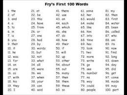 the first 100 words are shown in black and white