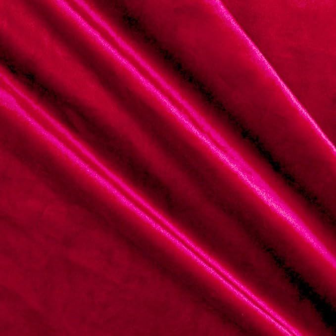 a close up view of a red fabric