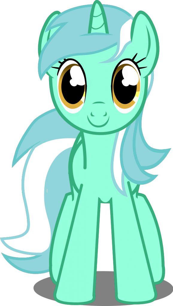 a blue pony with big brown eyes and long hair, standing in front of a white background