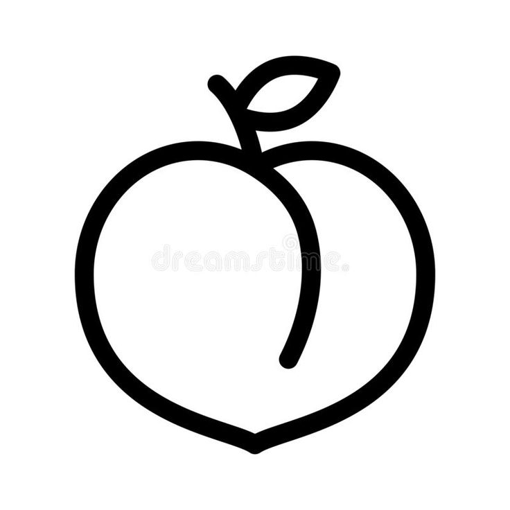 black and white apple icon royalty illustration