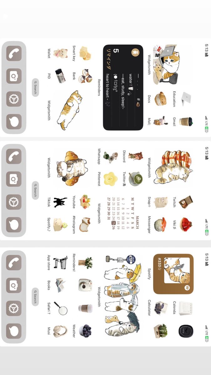 an info sheet showing different types of food