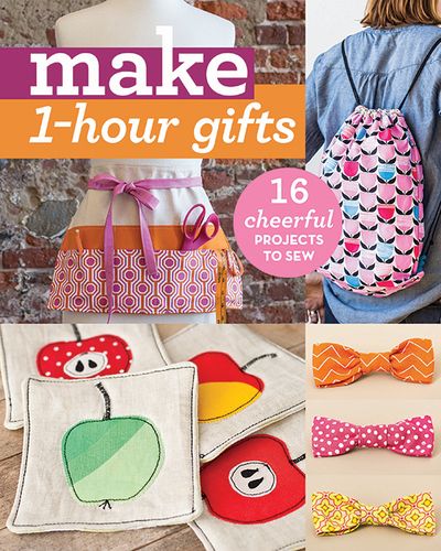 the cover of make 1 - hour gifts is shown with several different designs and patterns