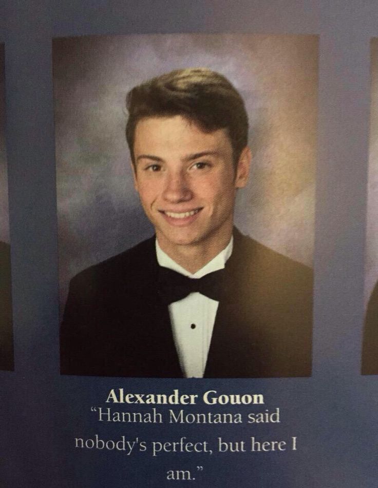 a man in a tuxedo and bow tie is smiling at the camera with an ad on it