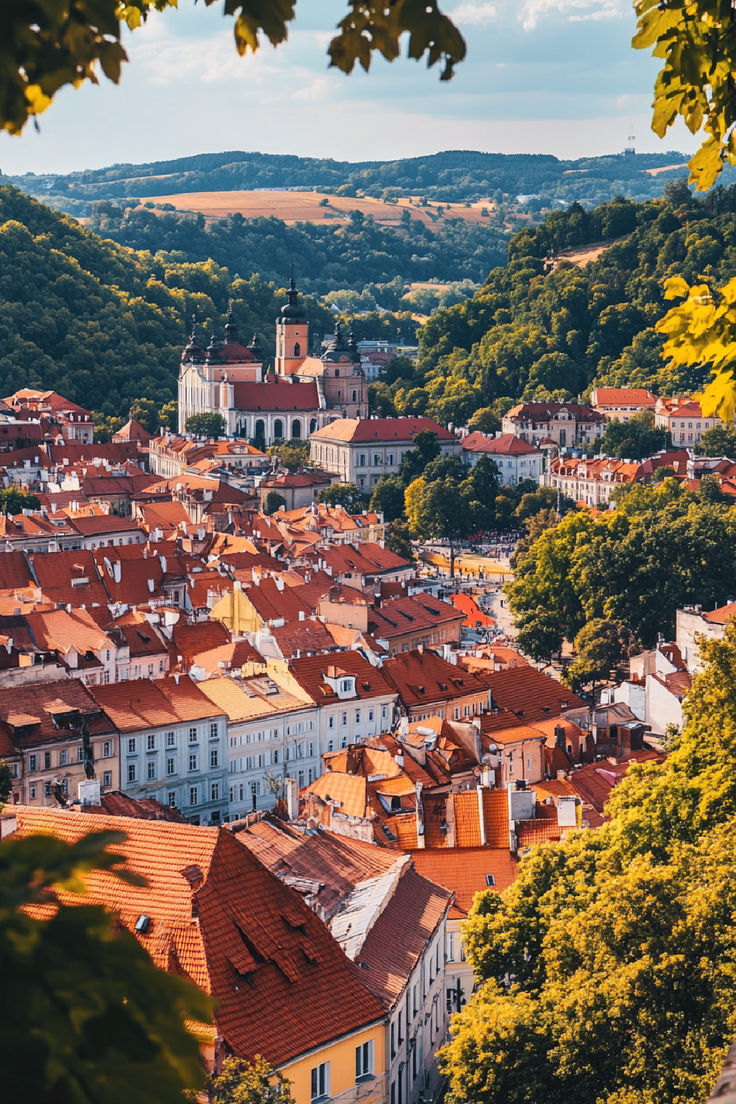 An enchanting view of Vilnius, Lithuania, showcasing the city's picturesque old town and the best things to do in Vilnius. Lithuania Aesthetic, Lithuania Vilnius, Country Views, Stunning Architecture, Vilnius Lithuania, Dream Places, Europe Tours, New Adventure, Outdoor Light