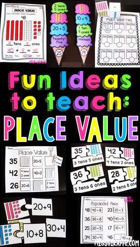 fun ideas to teach place value in the classroom