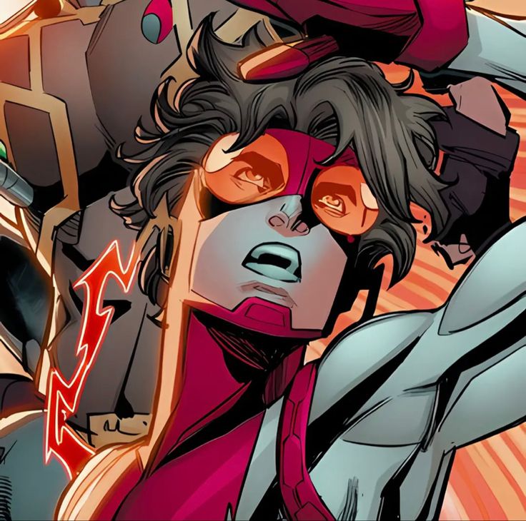 Bart Allen Icon, Impulse Dc, Bart Allen, Dc Pfp, Batman Detective, Comic Icons, Dc Icons, Kid Flash, Arte Dc Comics