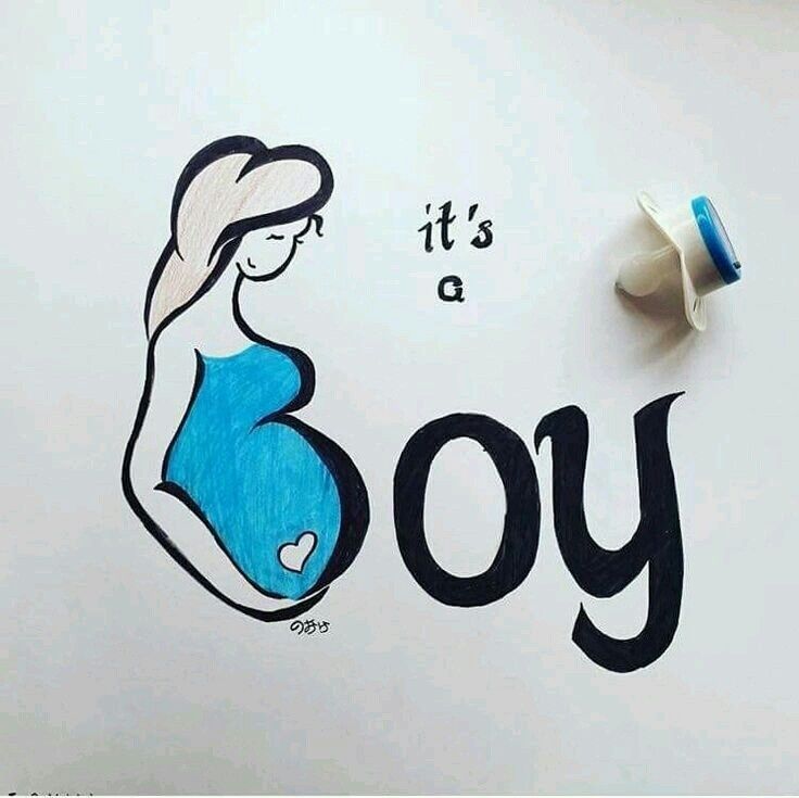 it's a boy drawing with crayons and markers