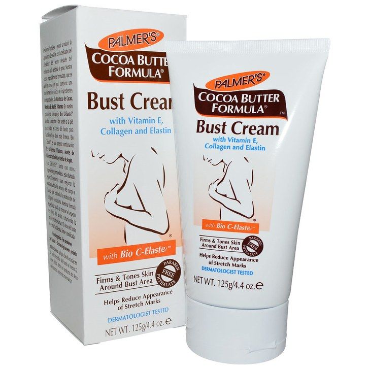 Palmer’s Cocoa Butter Bust Cream  This cream improves skin’s elasticity to improve the appearance of stretch marks. Palmer's Cocoa Butter, Pregnancy Skincare, Palmers Cocoa Butter, Cocoa Butter Formula, Skin Care Lotions, Breast Reduction, Firming Cream, Aftershave, Epilator