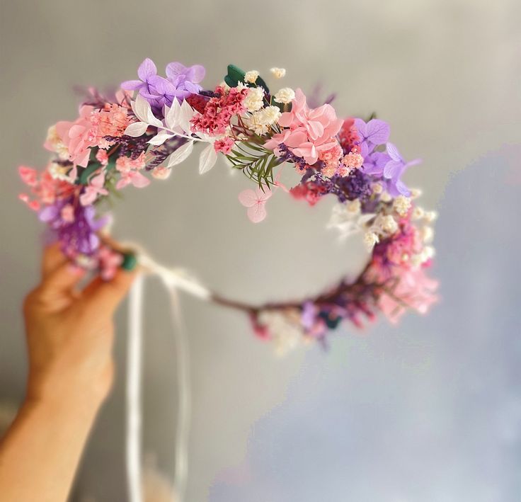 Baby's Breath Crown Dried Flower Crown brunt Pink bridesmaid Crown Pink The bride's crown  Wedding Crown This pink crown is made with ivory white + pink baby Breath and purple various dried flower green eucalyptus leaf plant tape, very beautiful Boho style flower crown! Suitable for brides and mothers, as well as children's sizes, suitable for baby birthday photos and other activities!  Usually the child size is 43cm, adult size is 45cm, we provide customized service, you can measure the head ci Infant Flower Crown, Bridal Shower Flower Crown, Head Flower Crown, Baby's Breath Crown, Dried Flower Crown, Bridesmaid Crown, Wedding Flower Crown, Baby Flower Crown, Pink Flower Crown