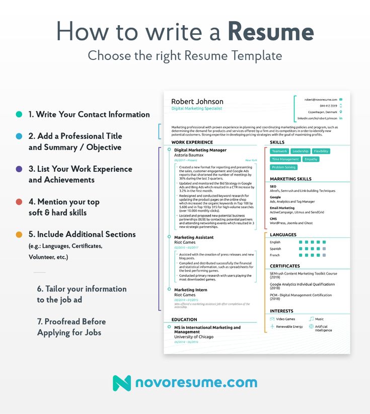 a resume template with the words how to write a resume