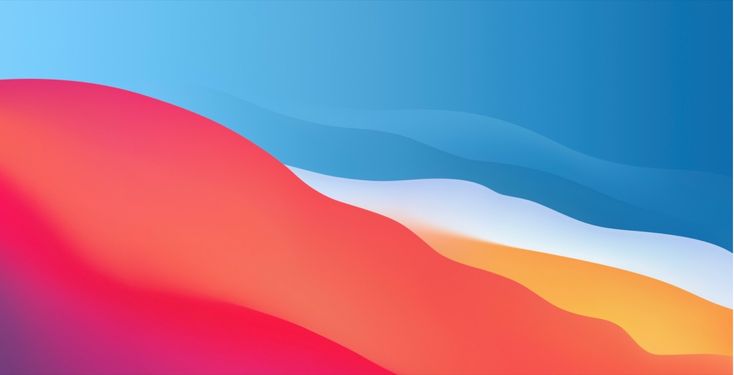 an abstract background with blue, orange and pink colors