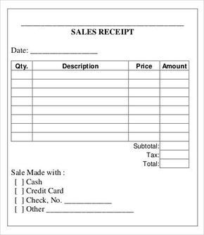 the receipt form is shown in black and white