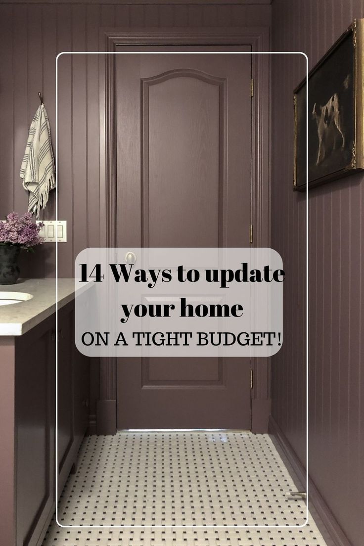 14 Home Improvement Projects You Can Do on a Budget Home Reno Ideas On A Budget, Easy Redecorating Ideas Budget, Old Home Inspiration, Small Updates For Home, Update Without Remodeling, Diy Bedroom Updates On A Budget, How To Add Space To Your Home, Redo House On A Budget, Budget Luxury Home