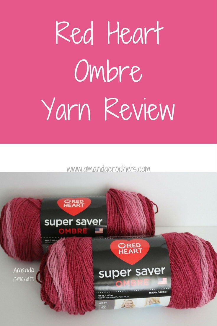 red heart ombre yarn review