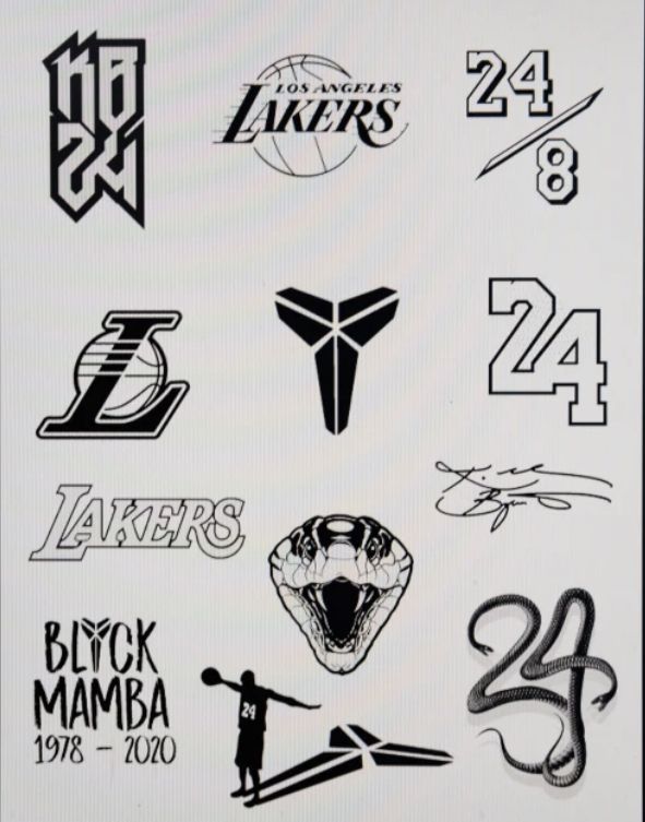 an image of various sports logos and numbers