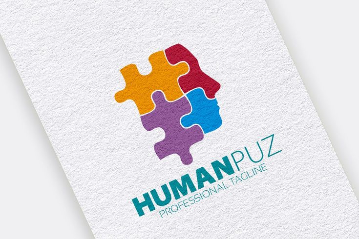 the logo for humanuz is made up of puzzle pieces and has been designed to look like