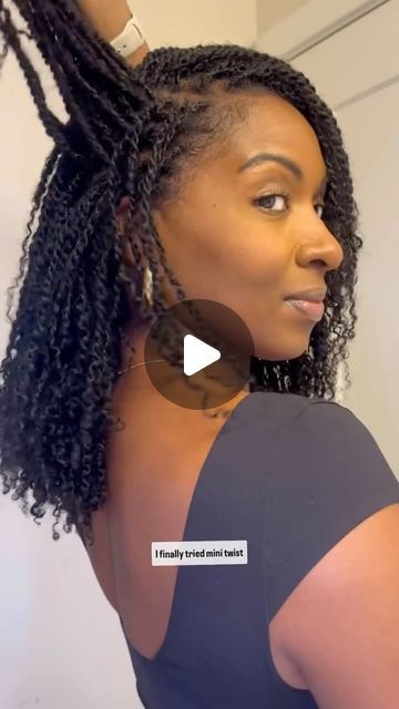 Twist With Braids Hairstyles, Natural Curly Hair Braid Styles Half Up, How To Do Mini Twists With Extensions, Afro Bulk Styles, Crochet Mini Twist Hairstyles, Passion Twists Brown And Black, African Twist Braids Hairstyles, How To Style Natural Twists, Braided Hairstyles For Black Women Twist