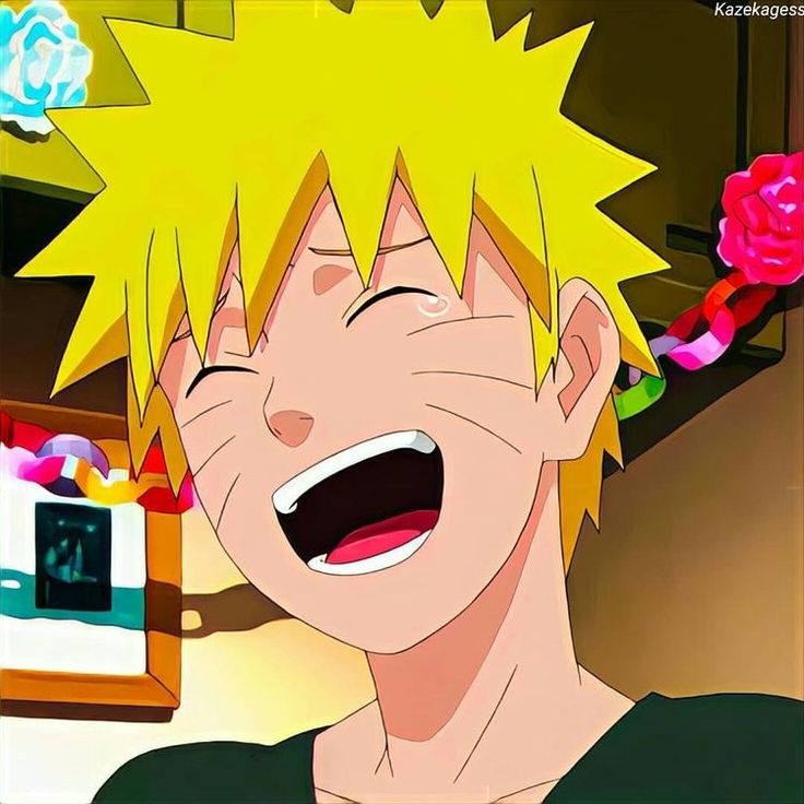 an anime character with yellow hair and pink flowers in her hair, smiling at the camera