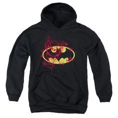 Joker Graffiti, Bratz Halloween Costume, Black Joker, I Am Batman, Pull Over Hoodie, Batman Joker, Dc Comic, Blue Shirt, Look Cool