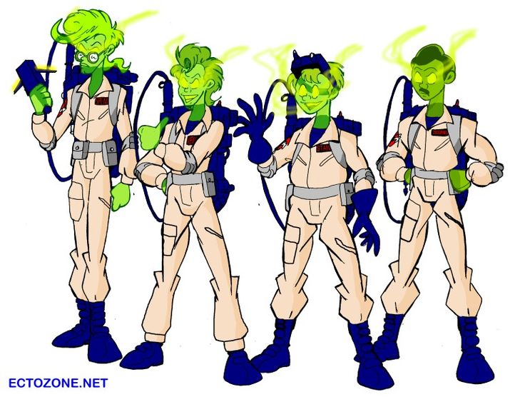 an image of some cartoon characters with green hair and no shirt on, all in different poses