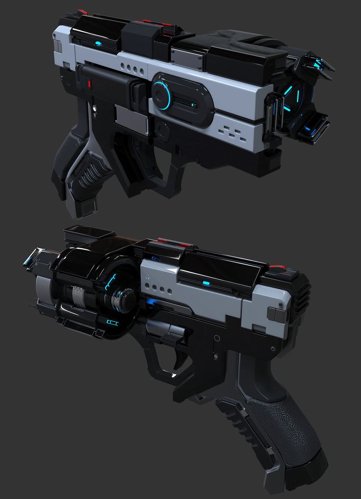 Beam Pistol - high poly, Aaron Deleon on ArtStation at http://www.artstation.com/artwork/beam-pistol-high-poly Sci Fi Props, Robots Concept, Futuristic Technology, Tactical Gear, Cyberpunk, Oasis, Wattpad