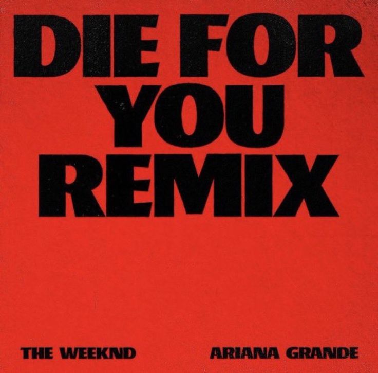 a red book cover with the words die for you, you'remix