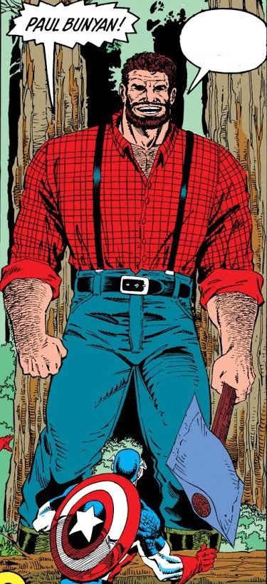 Paul Bunyan Paul Bunyan, Male Eyes, Dream Team, Spiderman, History, Fictional Characters